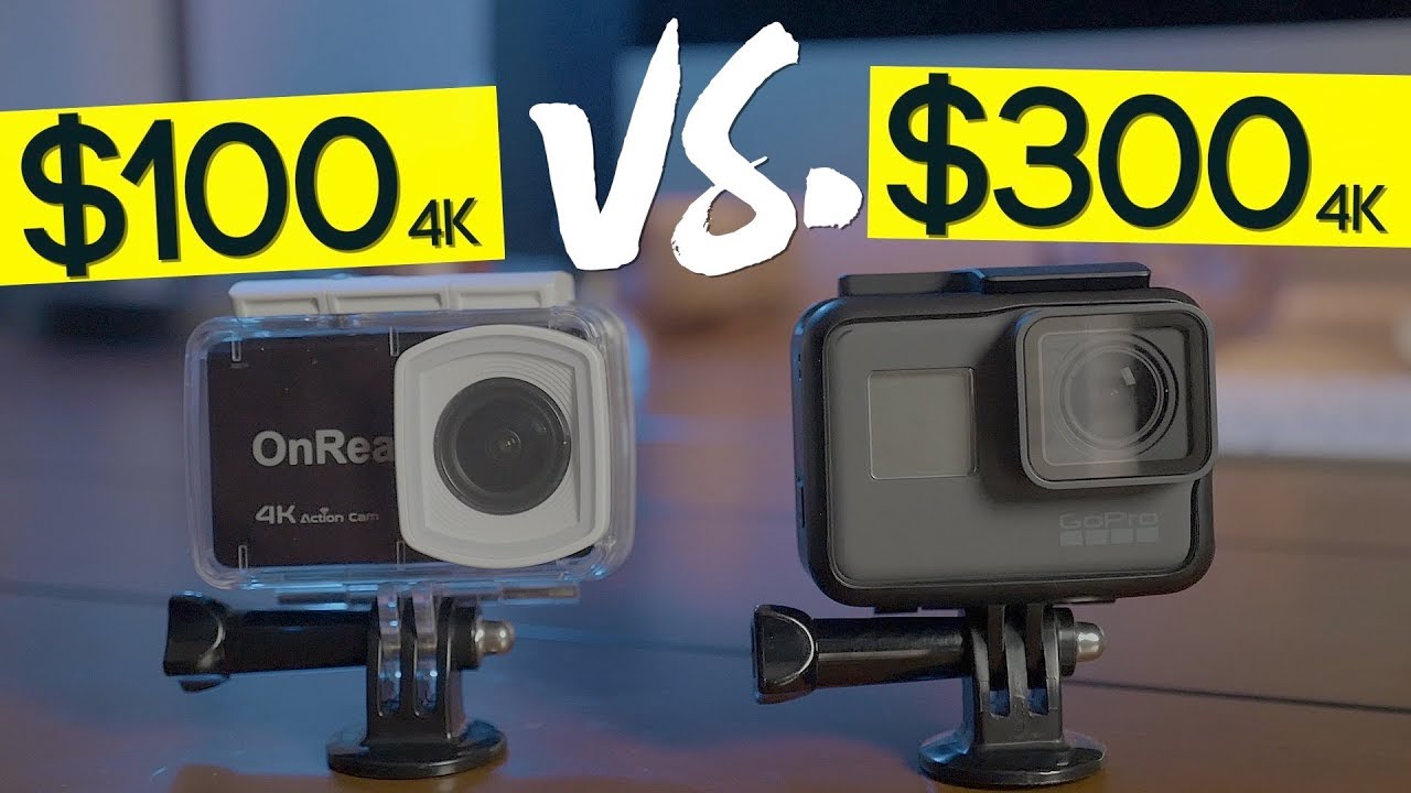 GoPro Hero 5 vs. $100 4k Camera - OnReal vs. GoPro - YouTube