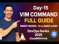 DevOps English Series Day-15 || vim command linux in english || linux full course realtime