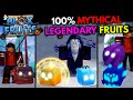 How to always roll mythicallegendary fruits   blox fruits update 20 