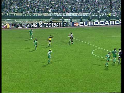 Panathinaikos - Paulo Sousa vs Juventus (Free-kick)