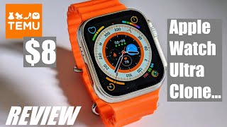 I Bought an Apple Watch Ultra Clone from Temu for $8...Does it Work?!