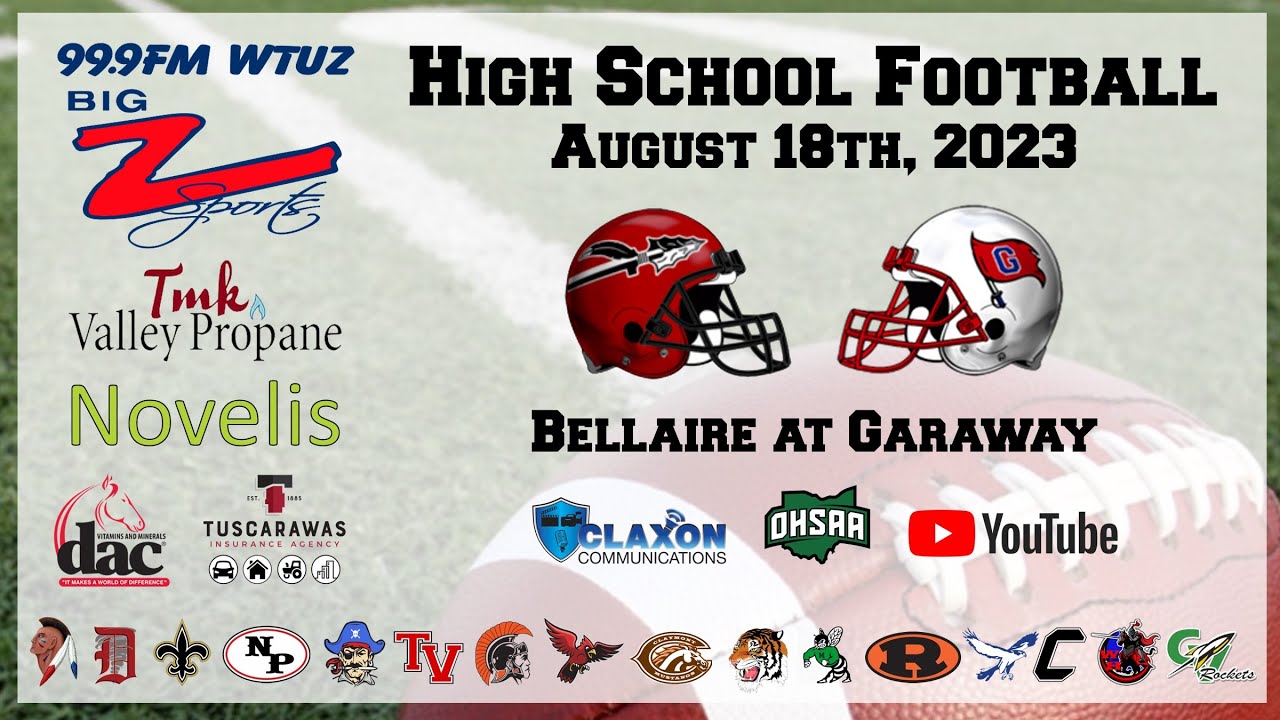 Bellaire at Garaway - OHSAA High School Football from BIG Z Sports ...