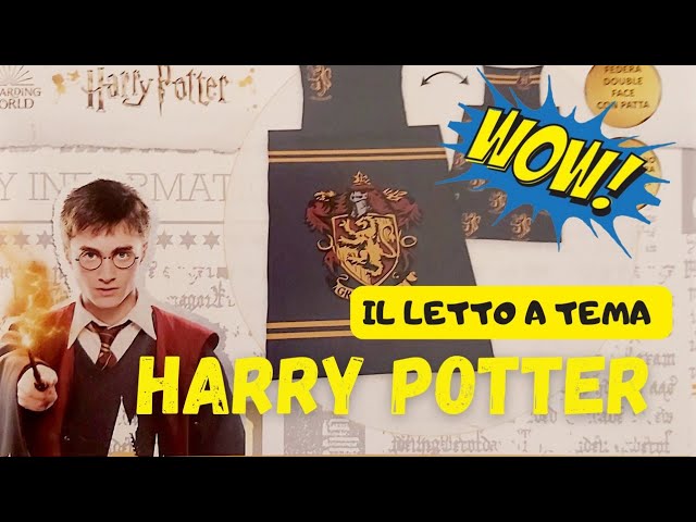 Harry Potter - Set copripiumino, motivo stemmi delle case