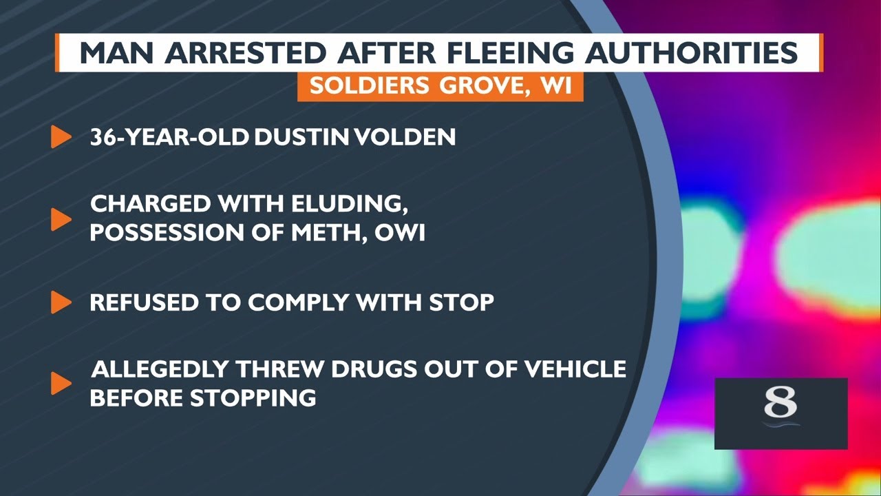 Soldiers Grove man arrested after fleeing authorities
