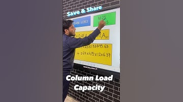 LOAD CARRYING CAPACITY OF COLUMN || YAHYA SIR || #home #construction #contractor #civilengineering
