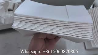 Glue laminated pocket dinner napkin tissue paper making machine