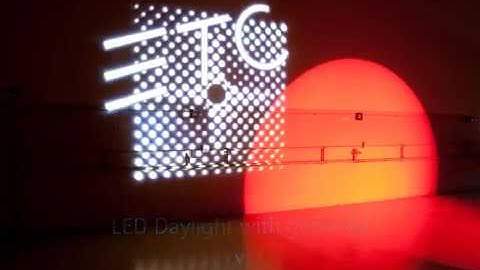 ETC Source Four LED demo at Intelligent Lighting Creations (ILC)