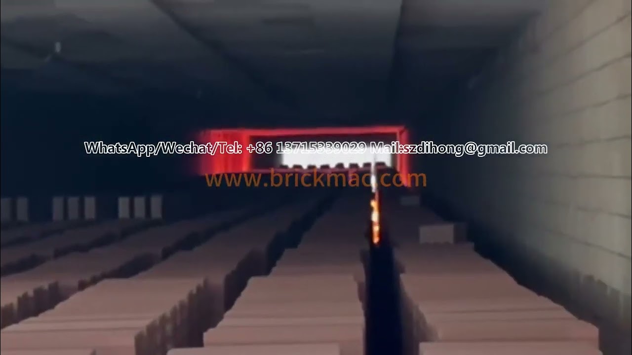 Brick-making factory with fully automated tunnel kiln technology for brick production.