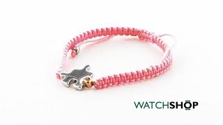 D For Diamond Childrens Sterling Silver Bracelet (B4894)
