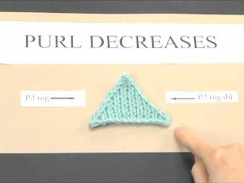Knook: Purl Decreases