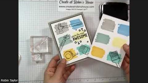 Technique:  Trusty Tools Stamping Techniques