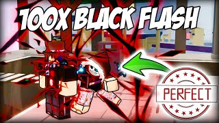 This is the PERFECT BLACK FLASH CHAIN in Jujutsu Shenanigans