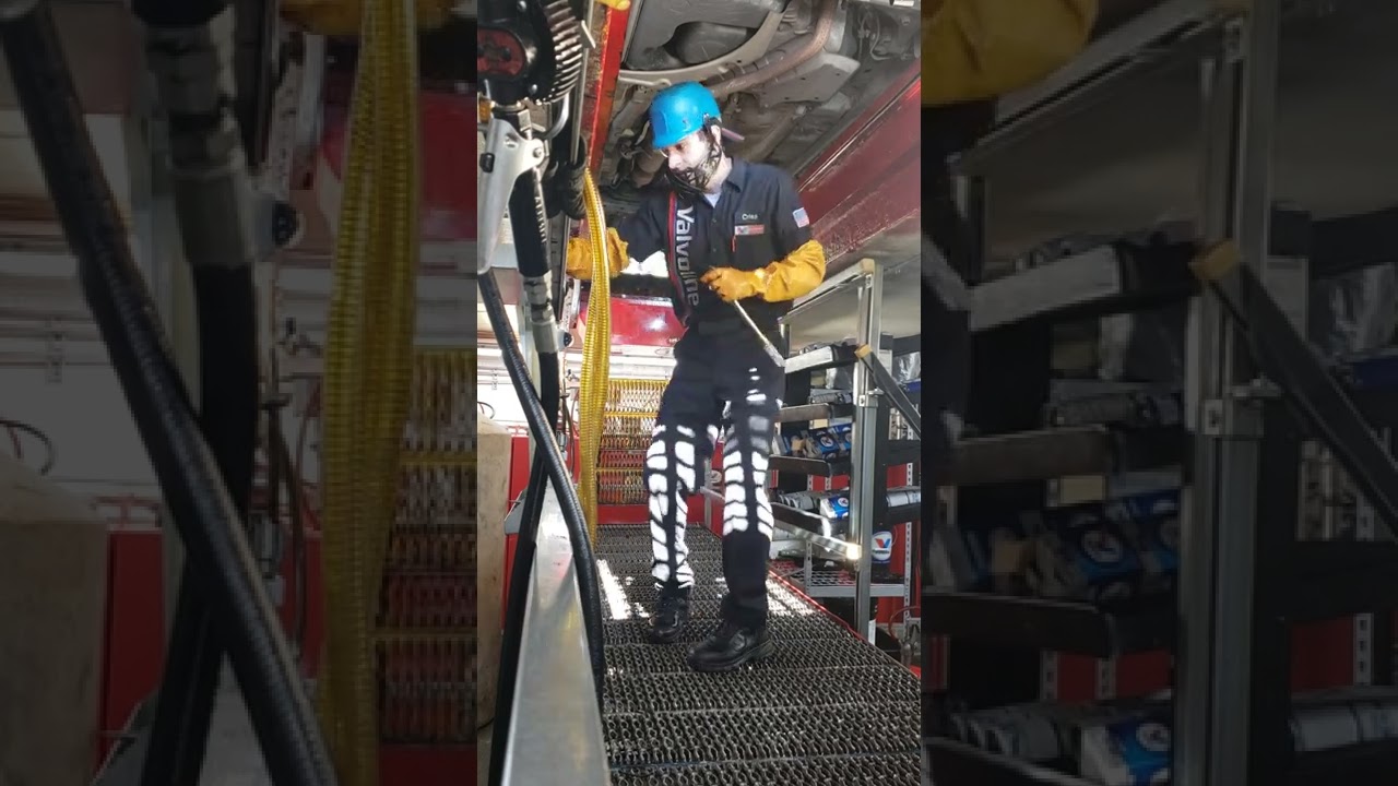 Oil change, Pit side