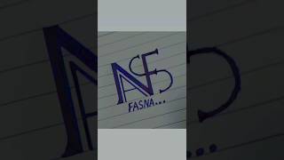Fasna ➡️ name logo comment your name #viral #artist #art #logo #tranding screenshot 3
