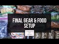 My complete 24lb 8 day total food and gear list for my FKT hike