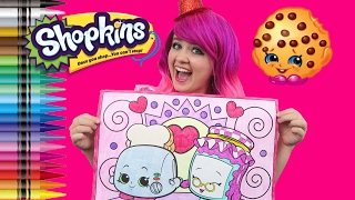 Shopkins Gran Jam & Toasty Pop GIANT Coloring Page Crayola Crayons | COLORING WITH KiMMi THE CLOWN