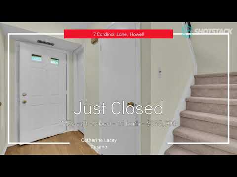 7 CARDINAL LANE, Howell, NJ home video tour