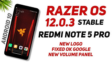 MIUI Razer OS 12.0.3 Stable For Redmi Note 5 Pro | Android 10 | Fixed OK Google, New Logo & More