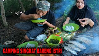 NIKMATNYA .!!! Jala Dan Bakar - Bakar Ikan Hasil Menjala Bareng Istri