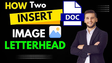 How to Insert Image Letterhead in MS Word 2024