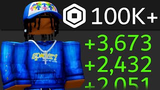 How I Made 100K  Robux without Spending ANY Money!  (2024)