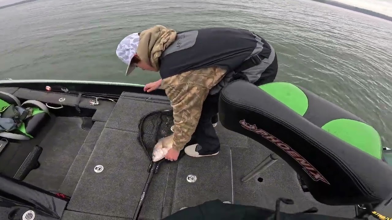 Practice bass fishing lake chickamauga