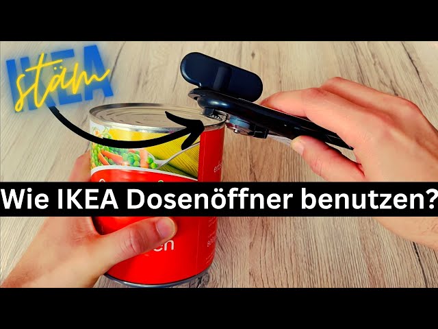 Wie IKEA Dosenöffner benutzen?🥫STÄM Dosenöffner Anleitung