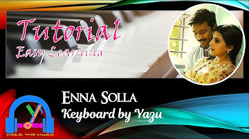 Enna Solla | Thangamagan | Keyboard Tutorial with Lyrics
