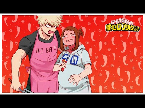 Ochako's Pregnancy Cravings (My Hero Academia Kacchako Comic Dub) [2nd Gen]