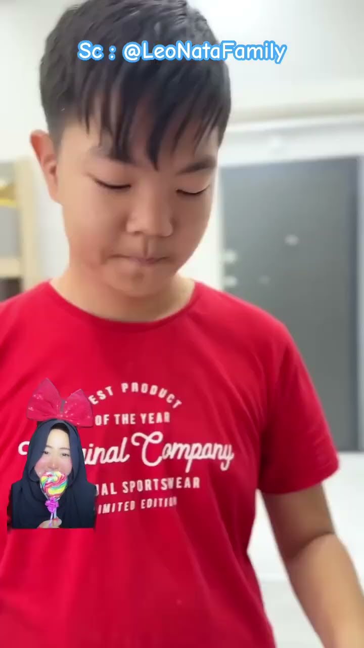 ⁉️ ADIK MENGGAMBAR PAKAI LIPSTIK MAMA ⁉️? @LeoNataFamily #shorts #funny #dubbing