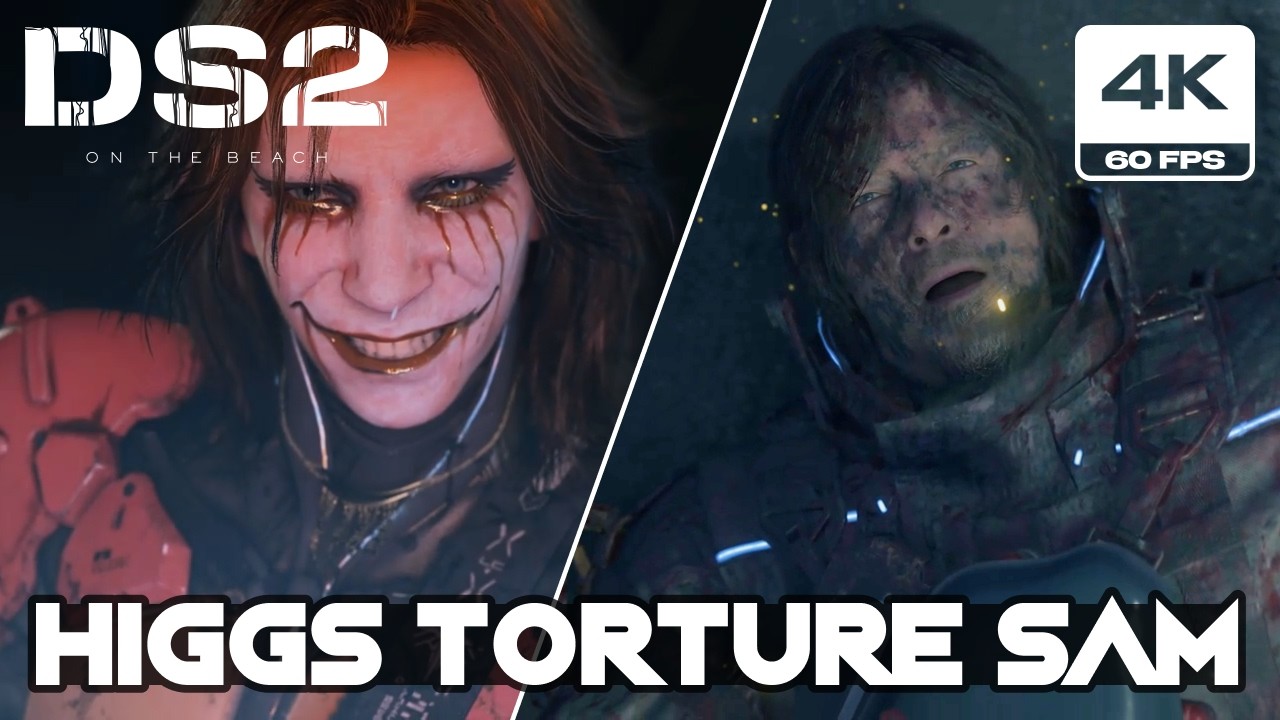 Death Stranding 2 On The Beach - Higgs Torture Sam Cutscene (PS5 Pro 4K 60FPS)