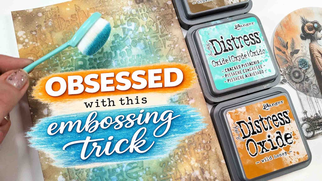 💥I Can’t Stop Using This Embossing Folder Trick 😍 - YouTube