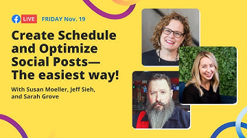 Create Schedule and Optimize Social Posts, the Easiest Way