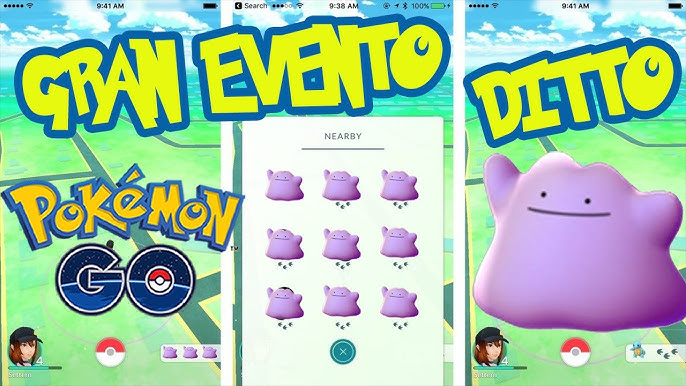 coordenadas para ditto pokemon go