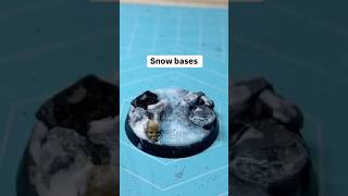 Create Jaw-Dropping Snow Bases for Your Miniatures
