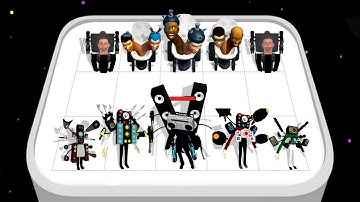 Merge Skibidi Toilet Run 3D VS Merge Toilet Monster Battle ✨ Skibydy Cameraman Gameplay Max Level