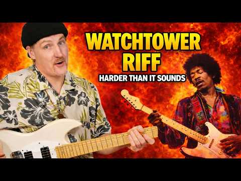 All Along the Watchtower Guitar Riff: The Hendrix Intro