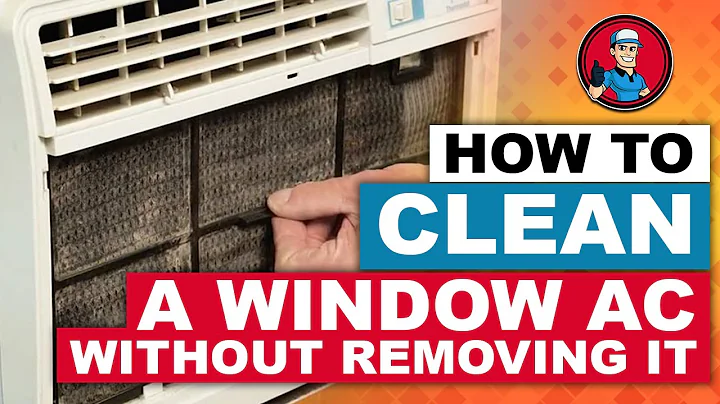 How To Clean Window AC Unit Without Removing 🌬️  | HVAC Training 101