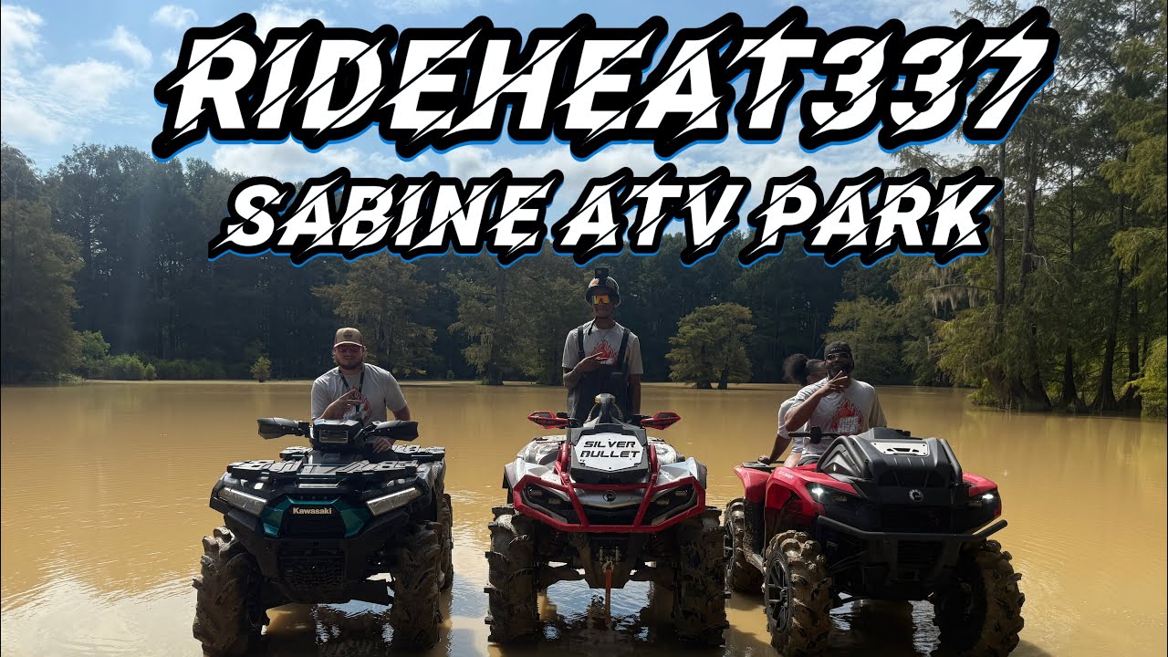 First time at Sabine Atv Park on new Can Am & Brute Force 🔥 