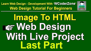 Web designing step by step with web design live project - Last Part