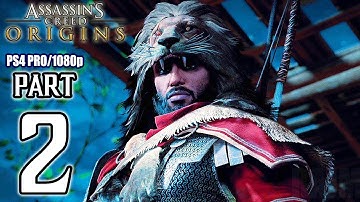 Assassins Creed ORIGINS Walkthrough PART 2 (PS4 Pro) No Commentary @ 1080p HD ✔