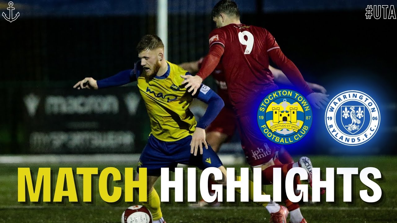 HIGHLIGHTS | Stockton Town 3-1 Warrington Rylands 