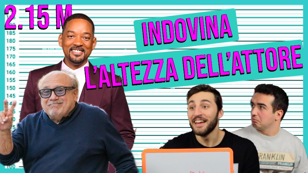 CHI SONO GLI ATTORI PIÙ ALTI DI HOLLYWOOD?? - Indovina l'altezza dell