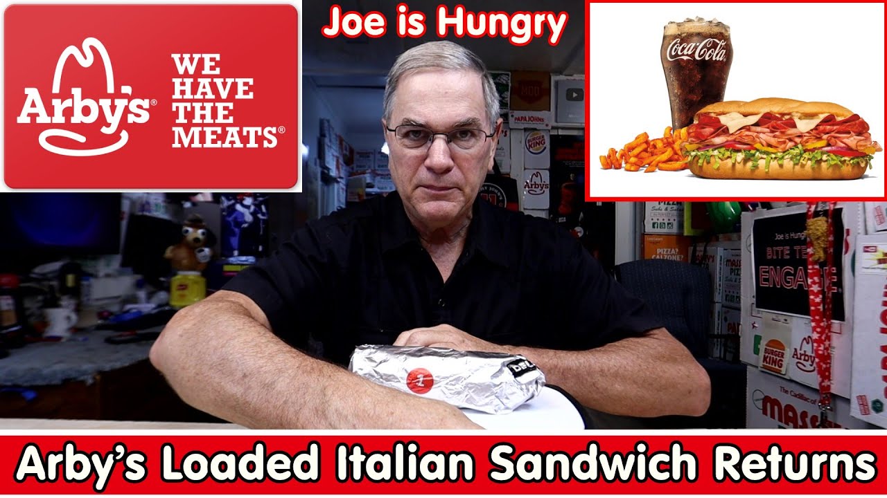 Arby’s Loaded Italian Sandwich Returns! 🇮🇹 Full Review, Weight & Taste Test | Joe is Hungry