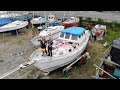 ⛵️Abandoned Sailing Yacht Restoration on a Budget - 🤩Episode 32