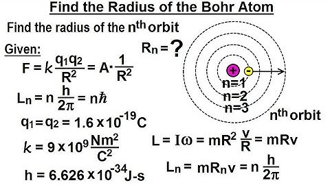 Physics 13A - Test Your Knowledge: Angular Momentum (5 of 26) How to Find the Bohr Atom Radius?