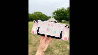 GeekShare:Obsessed with this spring strawberry pink case!!🌸🍓 #controller #switch2 #gaming #kawaii