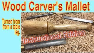 Wood Turning - Nova Comet II - Woodworking Project: Wood Carver's Mallet: Instructional Edition