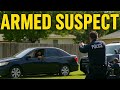 🚨 Fresno Police Shoot Armed Suspect Driving Through Backyards