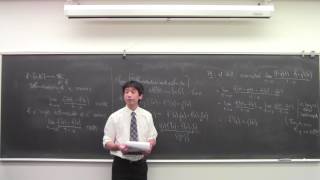 Math 131 100516 Differentiability properties; Mean Value Theorems